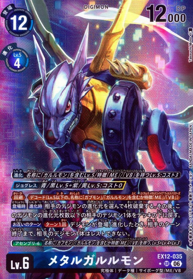 オメガモン メタルガルルモン ウォーグレイモン パラレルセット EX12