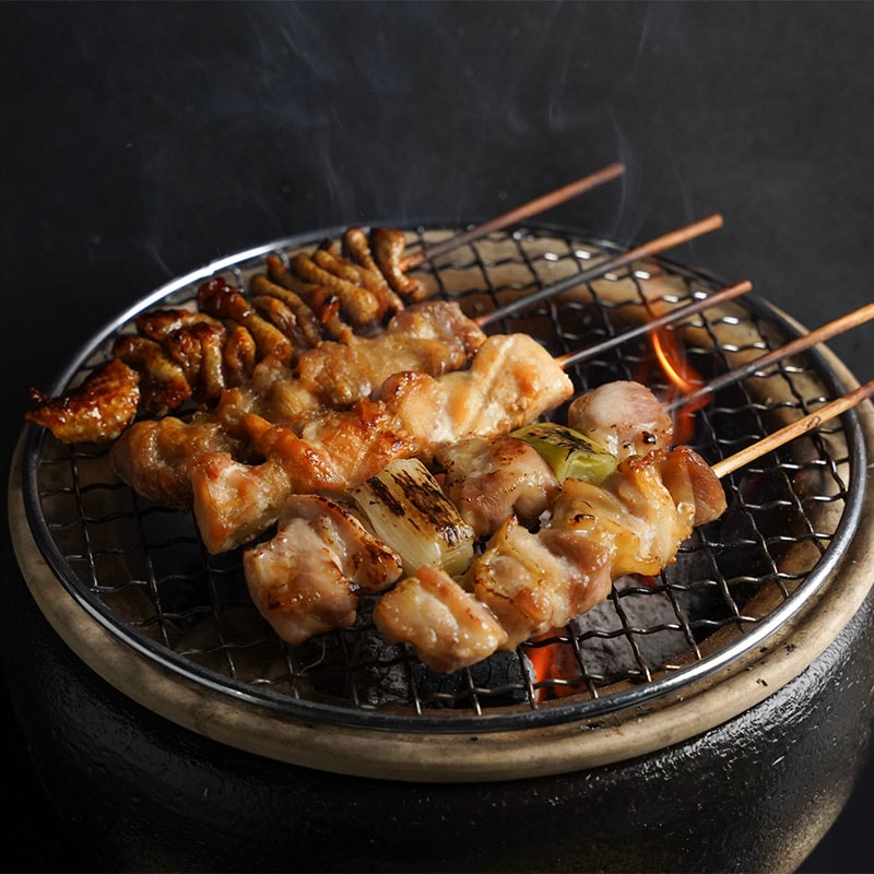 エビスの焼き鳥串セット 10種50本セット（秘伝の焼き鳥のたれ付き）の画像