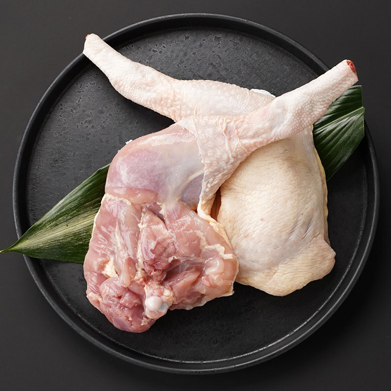 【クリスマス予約★12/20まで】霧島鶏　骨付きもも肉　(2本)の画像