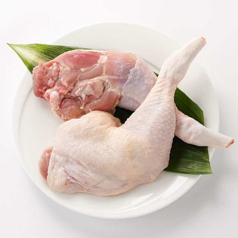 宮崎県産エビス鶏　骨付きもも肉　(2本)の画像