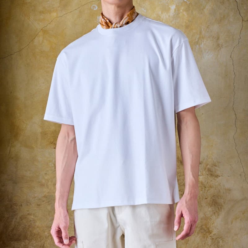 究極のコットン使用【大人のドレスTシャツ】ボールドフィット