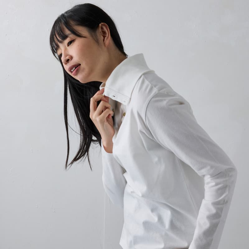 桃の表面のような手触り【2wayTシャツ】