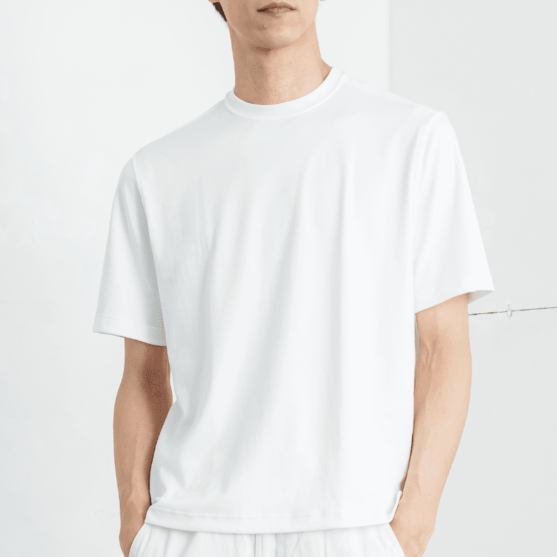 究極のコットン使用「カジュアルTシャツ」レギュラーフィット