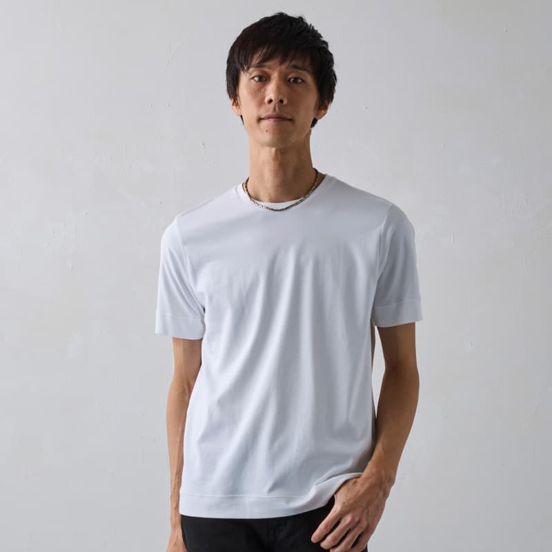 究極のコットン使用【大人のドレスTシャツ】スマートフィット