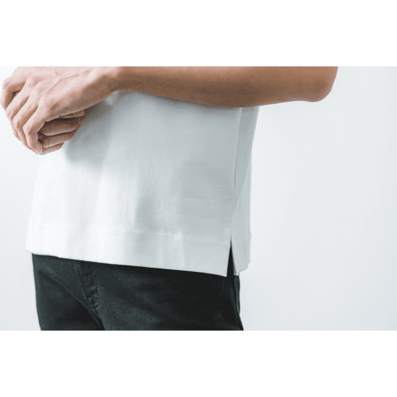 究極のコットン使用【大人のドレスTシャツ/Vネック】スマートフィット