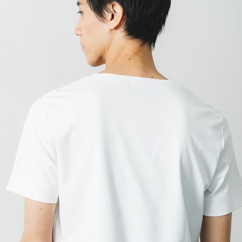 究極のコットン使用【大人のドレスTシャツ/ヘンリーネック】スマートフィット