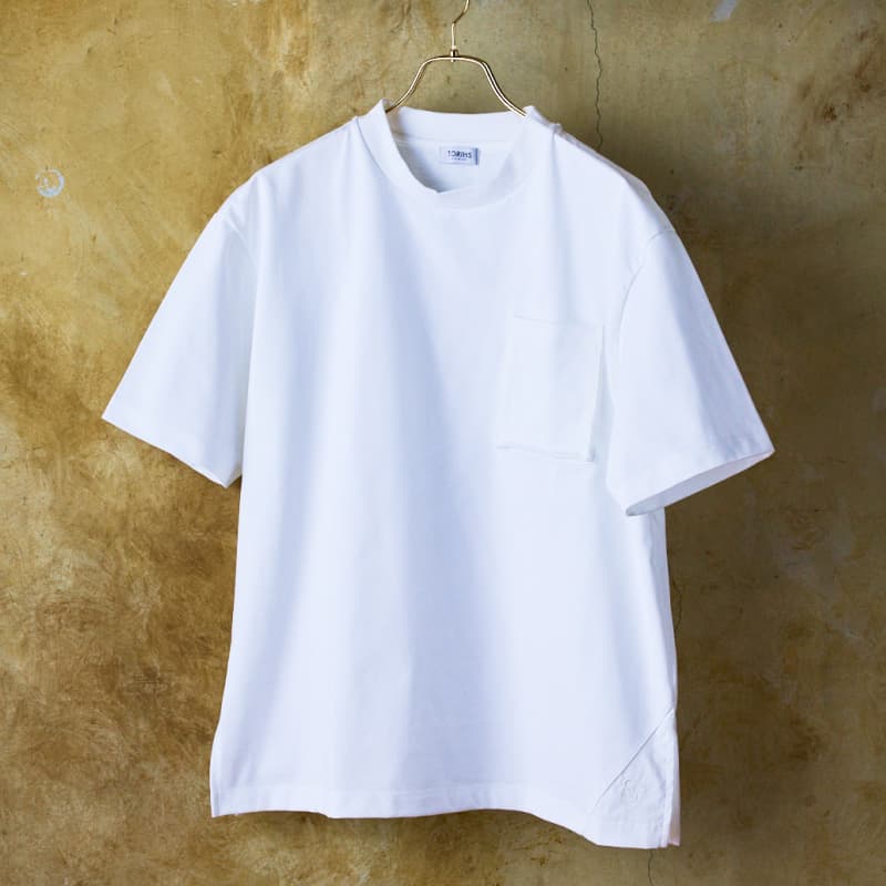 流行りのヘビーウェイト生地【立体ポケット付きTシャツ】ボールドフィット