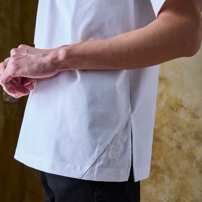 流行りのヘビーウェイト生地【立体ポケット付きTシャツ】ボールドフィット