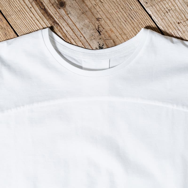 接触冷感＆UVカット機能あり【ダブルフロント切り替えTシャツ 