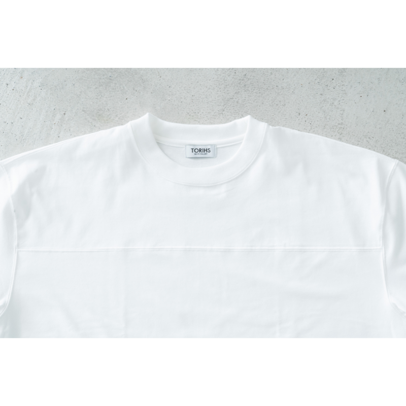 透けにくい白T【フットボールTシャツ】ボールドフィット