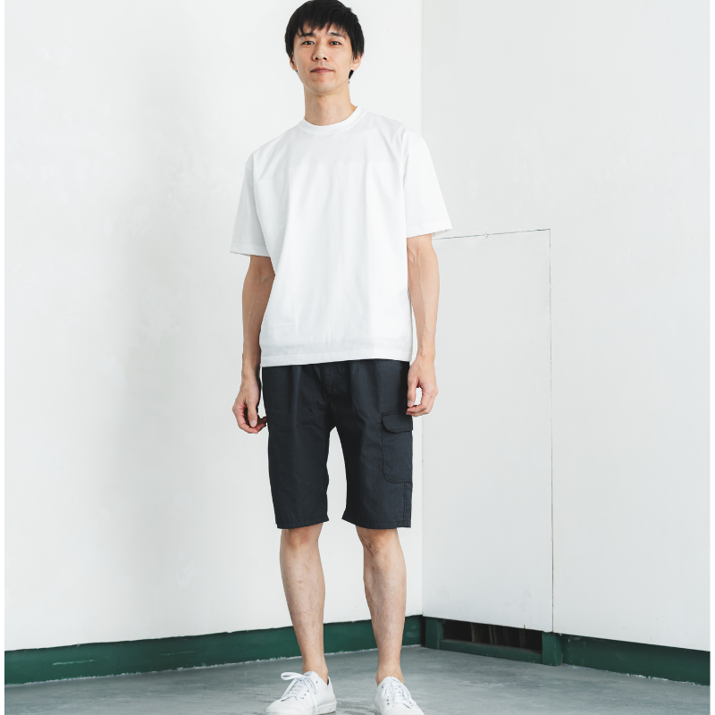 透けにくい白T【フットボールTシャツ】ボールドフィット