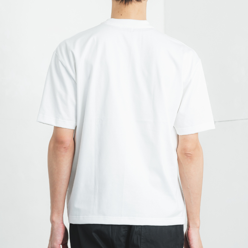 透けにくい白T【フットボールTシャツ】ボールドフィット