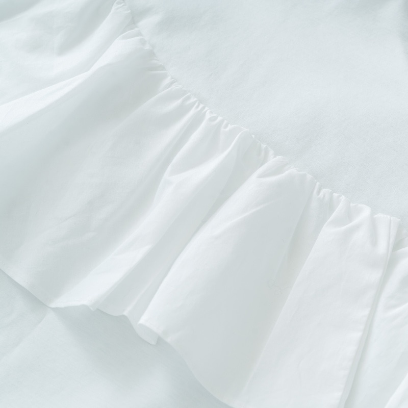 まるで天使の羽根のよう【フリルスリーブTシャツ】