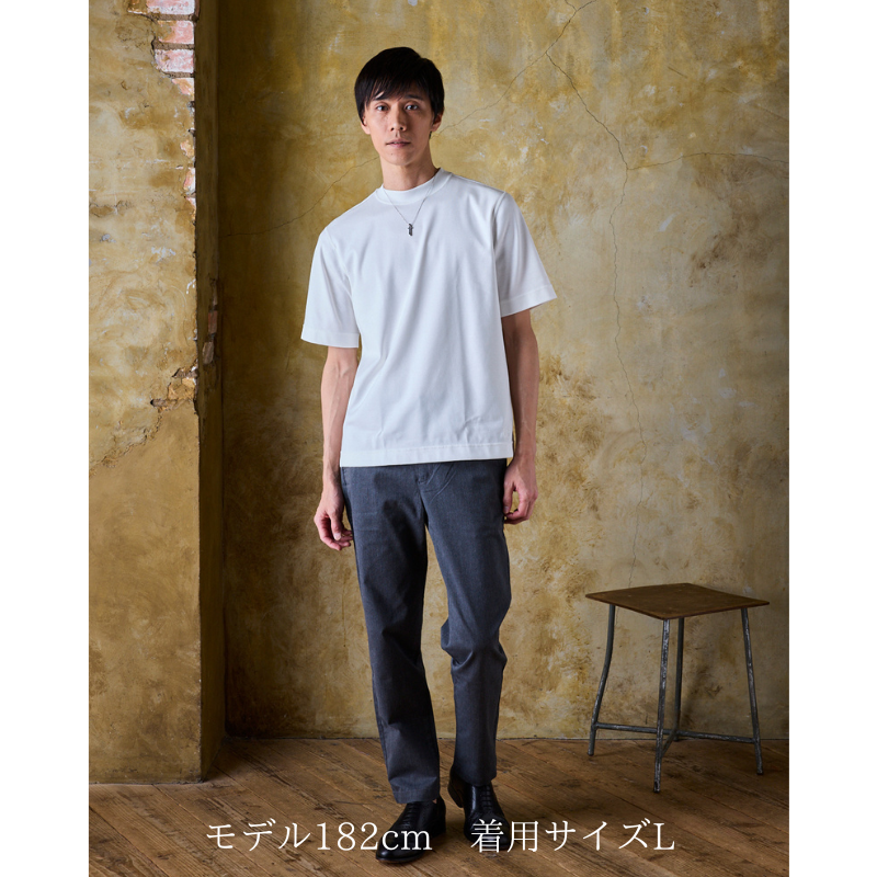 ジャケットのインナーに◎【大人のドレスTシャツ】スマートフィット