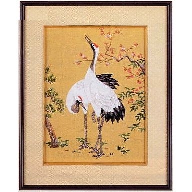手刺繍　額　京都百景(加茂川) 東京文化刺繍キット BSK-160 