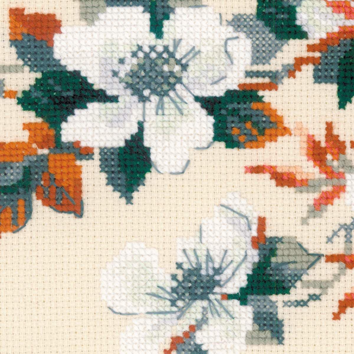 クロスステッチ刺繍完成品 天使のダンス