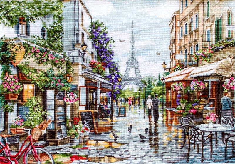 Luca-S ���������ƥå��ɽ����å� B2365 "Paris in Flowers" (�֤��ԥѥ�) �ڳ�������/Ǽ��40��80�����١�