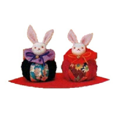 ご予約…✦新作✦謹賀新年・お正月飾り…着物うさぎと招き猫…モリモリバージョン Morimeiworksが放つ年末大作！「怨念招き猫」＆コラボレーション作「猫