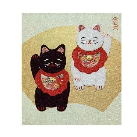東芸押し絵キット H8872 【ことぶき招き猫】 押絵キット 【取り寄せ