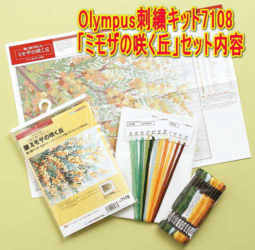 クロスステッチ洋書 Olympusクロスステッチ刺繍キット 7027 