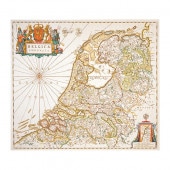 Thea Gouverneur ���������ƥå��ɽ����å� No.1073 "Dutch Antique Map"(�������θ��Ͽ�)  ������ �ƥ�������������̡��� �ڼ���/Ǽ��40��80�����١�