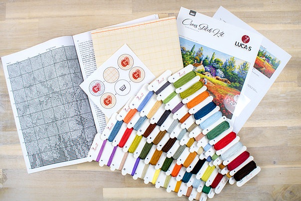 クロスステッチ【Luca-S】Not Forgotten 花畑