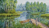Luca-S ƥåɽå BU5012 "Birches at the edge of the lake" (ʤ) ڳ/Ǽ4080١
