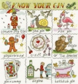 Bothy Threads ���������ƥå��ɽ����å� "Know Your Gin" XHS10 �ܥ�������å� �ڳ�������/Ǽ��40��80�����١�
