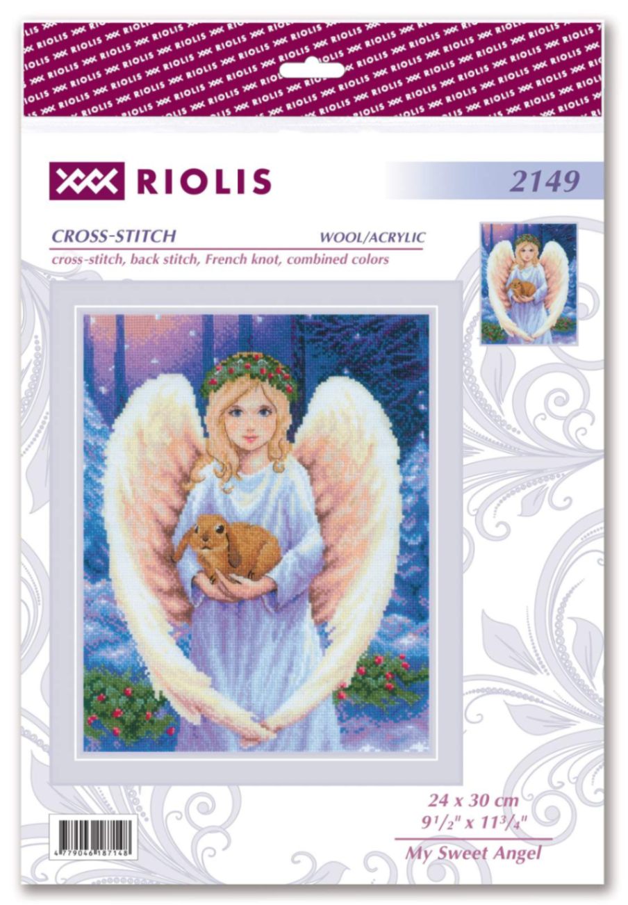 | RIOLIS カウントクロスステッチキット 2149 My Sweet Angel | 刺しゅうキット 通販 | RIOLIS カウントクロスステッチキット 2149 My Sweet Angel | 刺しゅうキット 通販