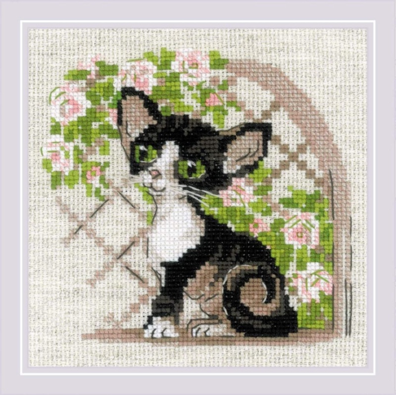 RIOLIS���������ƥå��ɽ����å� No.2121 "Cornish Rex Kitten" (�����˥å����å��� �ͥ�) �ڳ�������/Ǽ��30��60�����١�