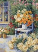 Luca-S ���������ƥå��ɽ����å� BU5056 "Garden Corner" (�����Ҷ�) �ڳ�������/Ǽ��40��80�����١�