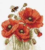 Luca-S ���������ƥå��ɽ����å� B7042 "The Splendor of Summer Poppies" (����ʥݥԡ�) �ڳ�������/Ǽ��40��80�����١�