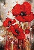 Luca-S ���������ƥå��ɽ����å� B7044 "The Vibration of Poppies" (�ݥԡ��ο�ư) �ڳ�������/Ǽ��40��80�����١�