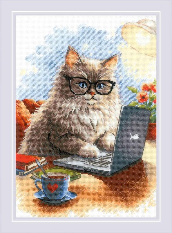 RIOLIS���������ƥå��ɽ����å� No.2263 "Writer of Meowmoirs" (ǭ) �ڳ�������/Ǽ��30��60�����١�