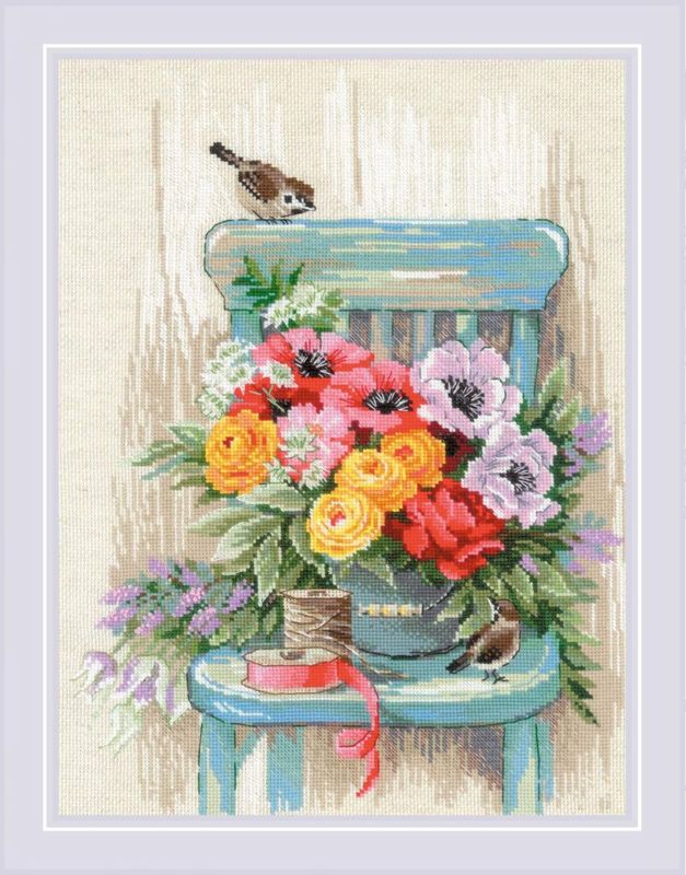 RIOLIS���������ƥå��ɽ����å� No.2299 "Garden Flowers" (���β�) �ڳ�������/Ǽ��30��60�����١�