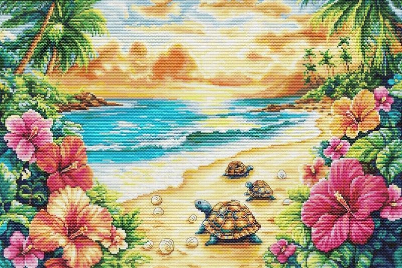 Luca-S ���������ƥå��ɽ����å� BU5089 "Tropical Summer" (�ȥ��ԥ��롦���ޡ� ���ߥ���) �ڳ�������/Ǽ��40��80�����١�