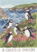 Bothy Threads ���������ƥå��ɽ����å� "A Circus Of Puffins" XDD9 �ܥ�������å� �ڳ�������/Ǽ��40��80�����١�
