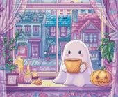 LETISTITCH ���������ƥå��ɽ����å� L9962 "Pumpkin Latte Nights" (�ϥ�������) �ڳ�������/Ǽ��45��90�����١�
