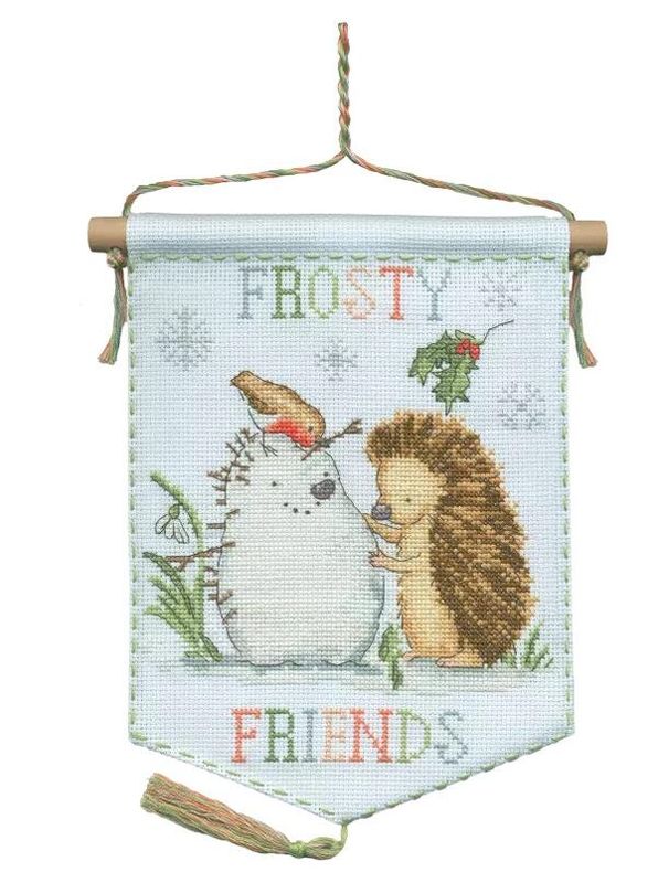 Bothy Threads ���������ƥå��ɽ����å� "Frosty Friends" XKG21 (�ե����ƥ������ե��) �ܥ�������å� �ڳ�������/Ǽ��40��80�����١�