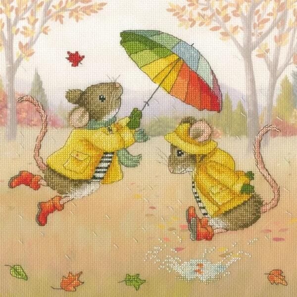 Bothy Threads ���������ƥå��ɽ����å� "Sunshine And Showers" XSS33 �ܥ�������å� �ڳ�������/Ǽ��40��80�����١�