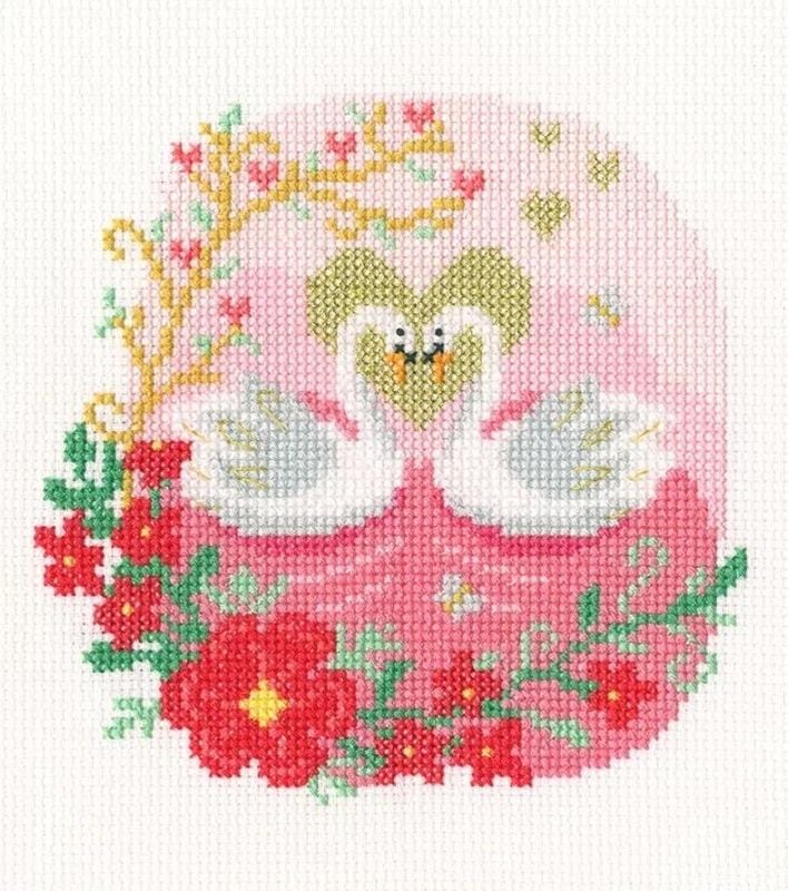 Bothy Threads ���������ƥå��ɽ����å� "Cherished Love" XFA2 �ܥ�������å� �ڳ�������/Ǽ��40��80�����١�