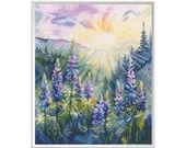 RTO ���������ƥå��ɽ����å� M1066 "Lupins in Sunlight" �ڳ�������/�̾�Ǽ��40��80�����١�