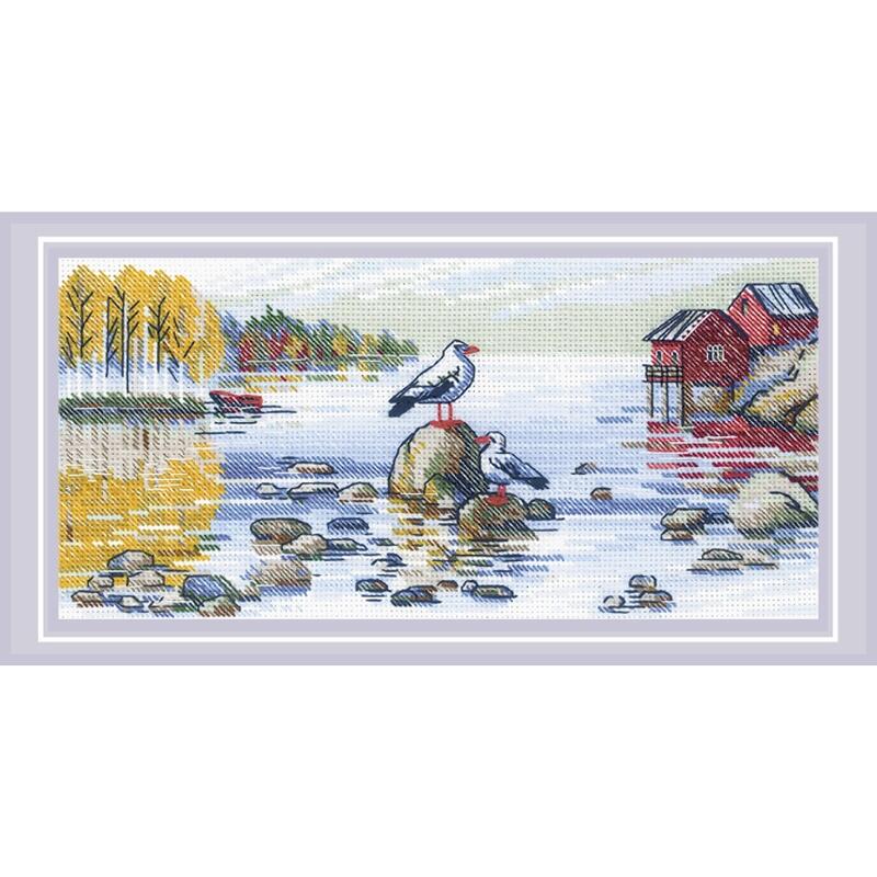 RIOLIS���������ƥå��ɽ����å� No.2328 "By the Lake" (����) �ڳ�������/Ǽ��30��60�����١�