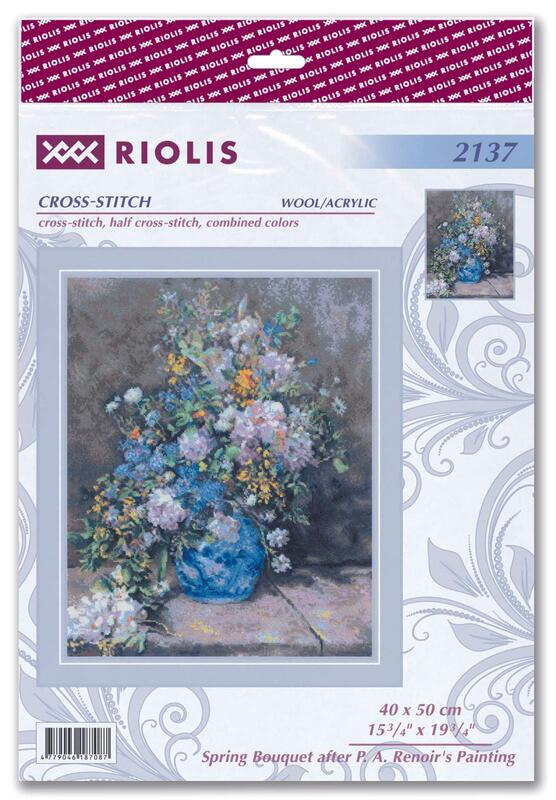 RIOLIS���������ƥå��ɽ����å� No.2137 "Spring Bouquet after P. A. Renoir's Painting (��Υ�� �դβ�«) �ڳ�������/Ǽ��30��60�����١�