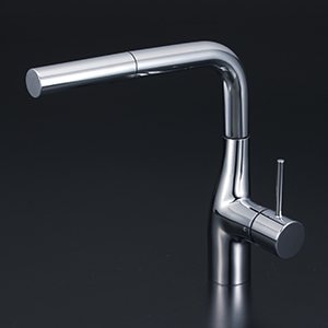 キッチン水栓　一般地用　 KVK製（KVK）KM6161EC　流し台用シングルレバー式混合栓