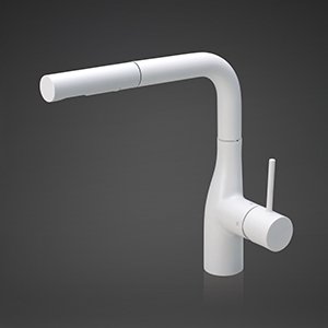 キッチン水栓 一般地用 KVK製（KVK）KM6161ECM4 マットホワイト 流し台