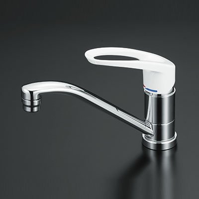 キッチン水栓 一般地用 KVK製（KVK）KM5011R20 流し台用シングルレバー