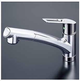 キッチン水栓　寒冷地用　 KVK製（KVK）KM5021ZTECHS　シングルシャワー付混合栓  
