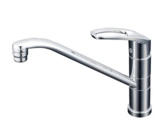 キッチン水栓　寒冷地用　 KVK製（KVK）KM5051ZTR2　シングル混合栓   200㎜パイプ付