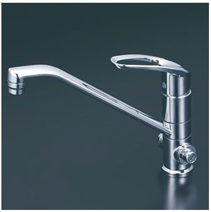 キッチン水栓　寒冷地用　 KVK製（KVK）KM5151ZT　シングル混合栓（止水栓付）262㎜パイプ付